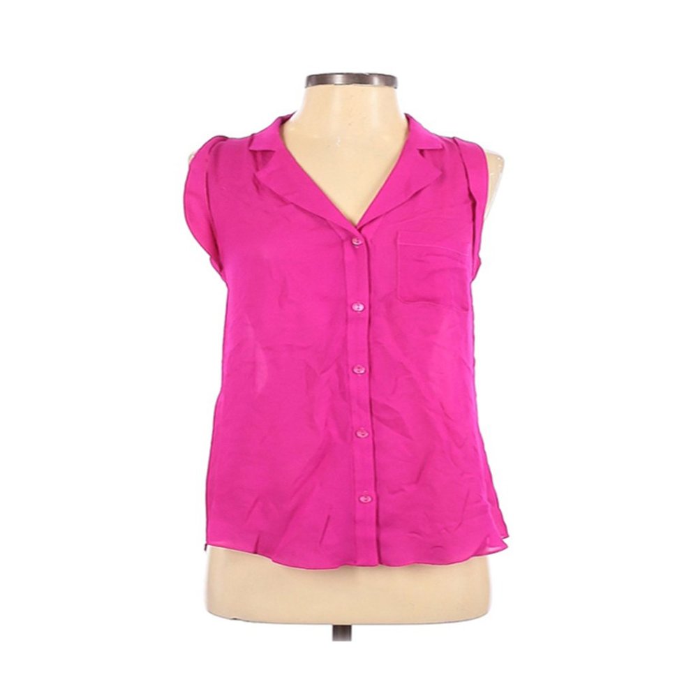 Parker open-back silk blouse